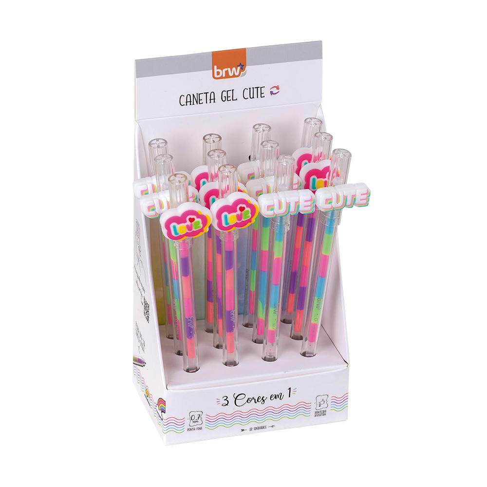 Boligrafo gel 0.7mm- Cute Brw